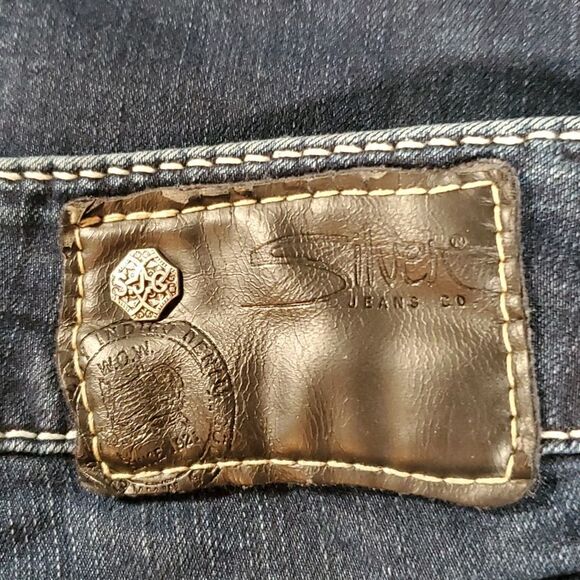Silver Suki Mid Super‎ Stretch Skinny Jeans Denim W29/L31 - Picture 10 of 16